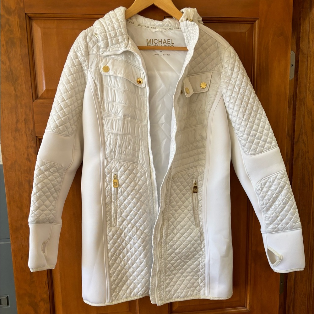 NWOT- Michael Kors White Jacket 🧥